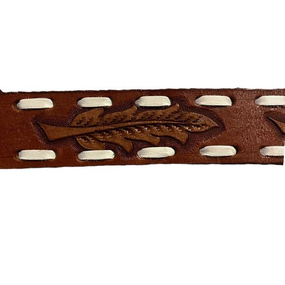 Vintage Tool Leather and Buckle Belt - Picture 5 of 5